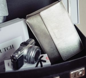 Olympus Style Collection Leather Clutch