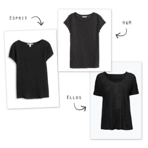 3 x edullinen pellava T-paita