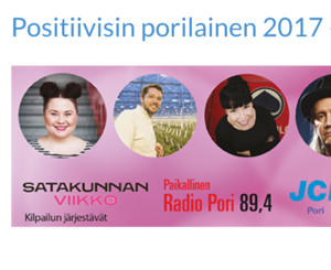 Minustako vuoden positiivisin porilainen?